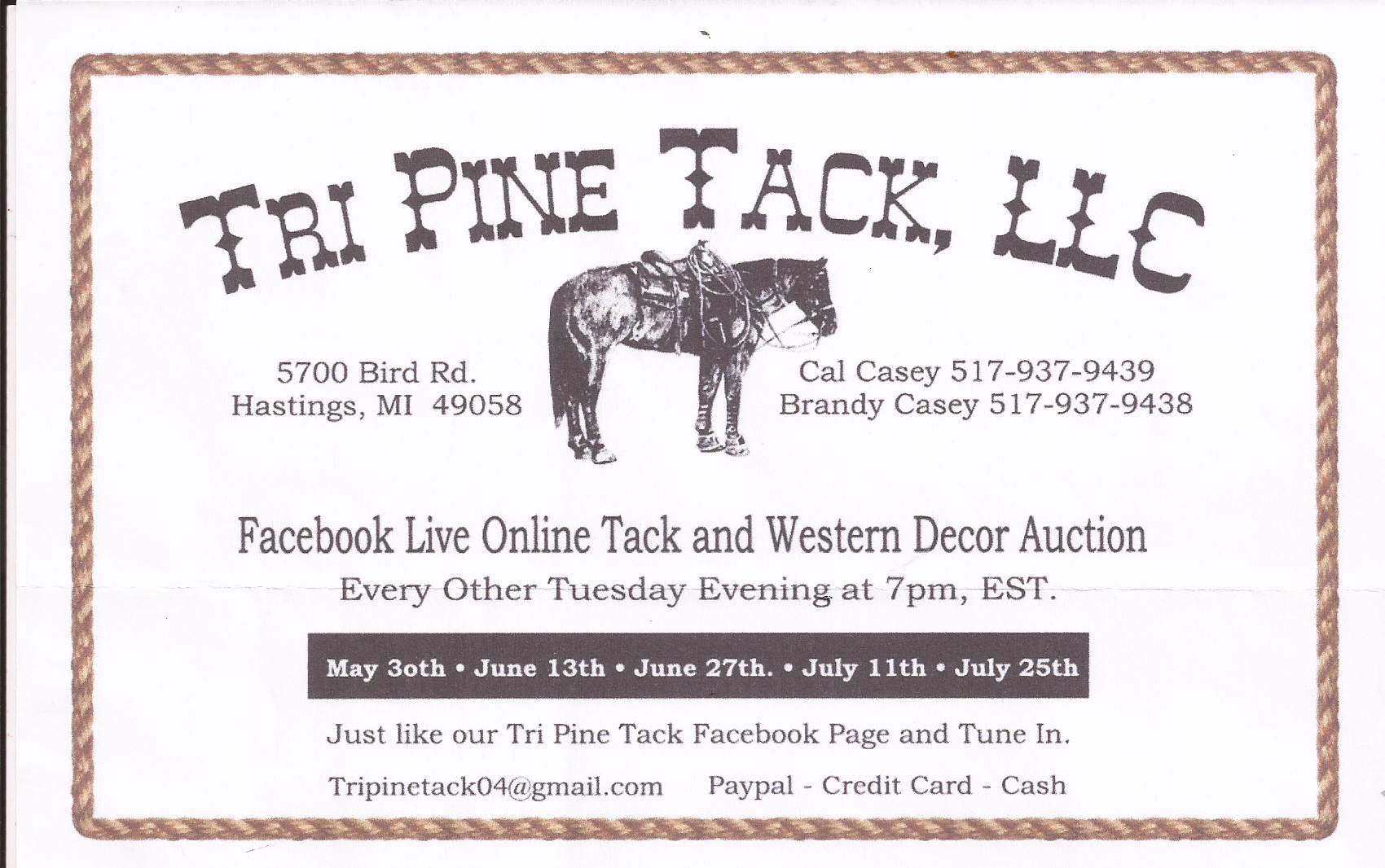 Tri Pine Tack